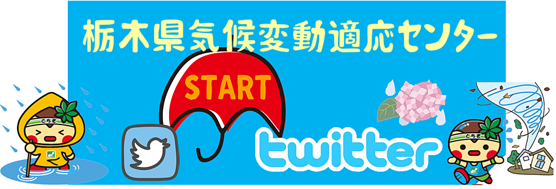 《栃木県気候変動適応センター》公式Twitterを開設したそうですヾ(≧▽≦)ﾉ