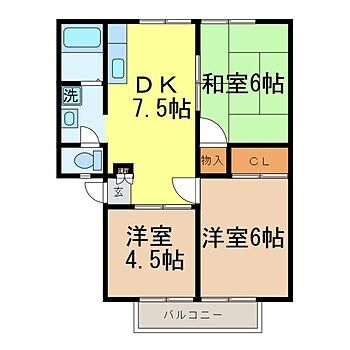 【上野サンハイツA棟（3DK）・B棟（1K）】JR岡本駅まで徒歩15分！